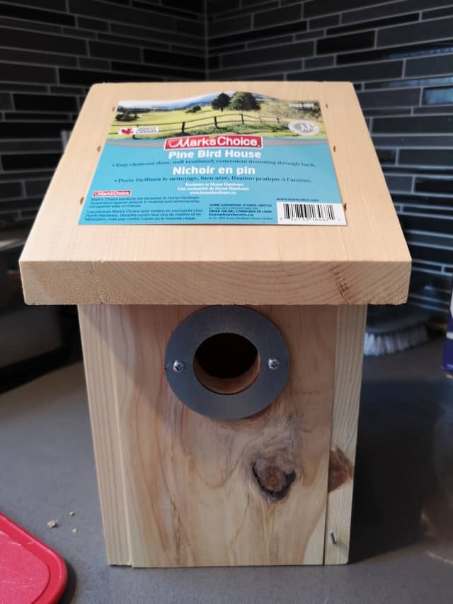 The new birdhouses are arriving